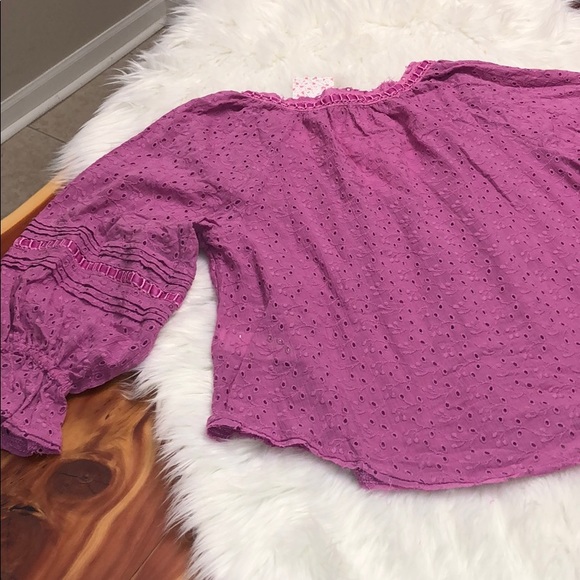 Free People Darcy Eyelet Top - Picture 9 of 14